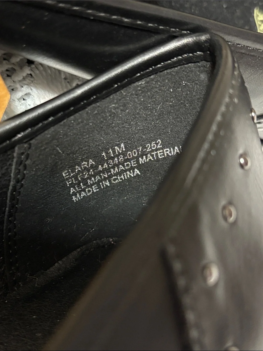 FRYE AND CO. Black Studded 100% Recycled material Women's Loafers